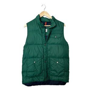 Lands' End Kids (XL) / Adult (M)Green Puffer Vest